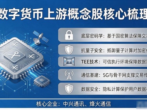 数字货币上游概念股到底看什么？芯片、安全、通信全梳理