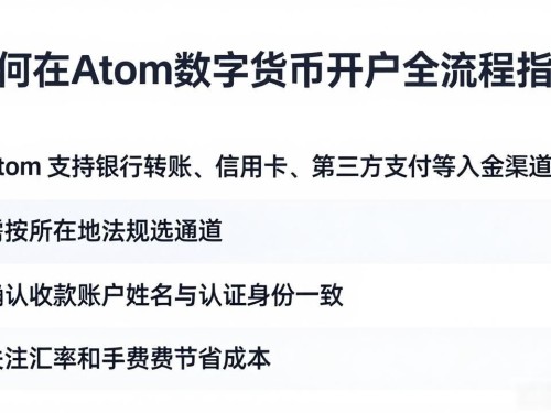 如何在 atom 数字货币开户全流程指南