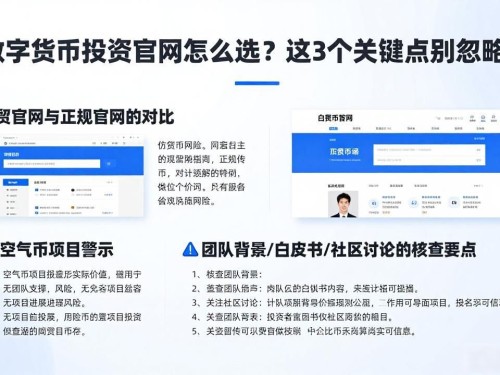 数字货币投资官网怎么选？这3个关键点别忽略