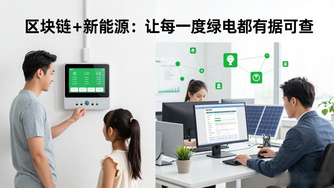 区块链 新能源_电力交易平台 区块链 绿电溯源