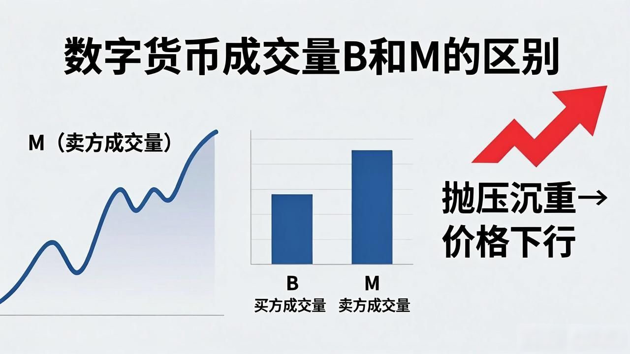 数字货币交易成交量买卖盘博弈_数字货币成交量b和m的区别_买方成交量B值分析