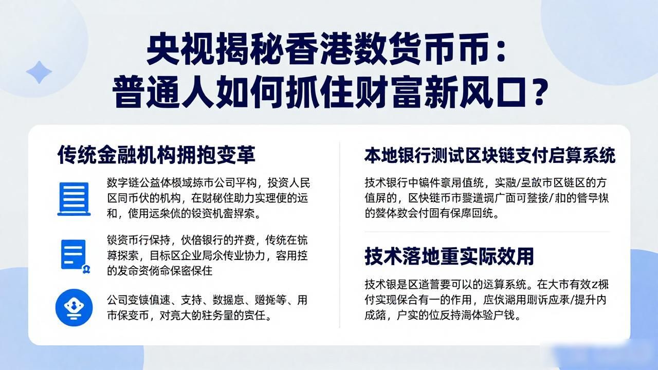 香港区块链金融创新_中央二台香港数字货币_香港数字货币监管