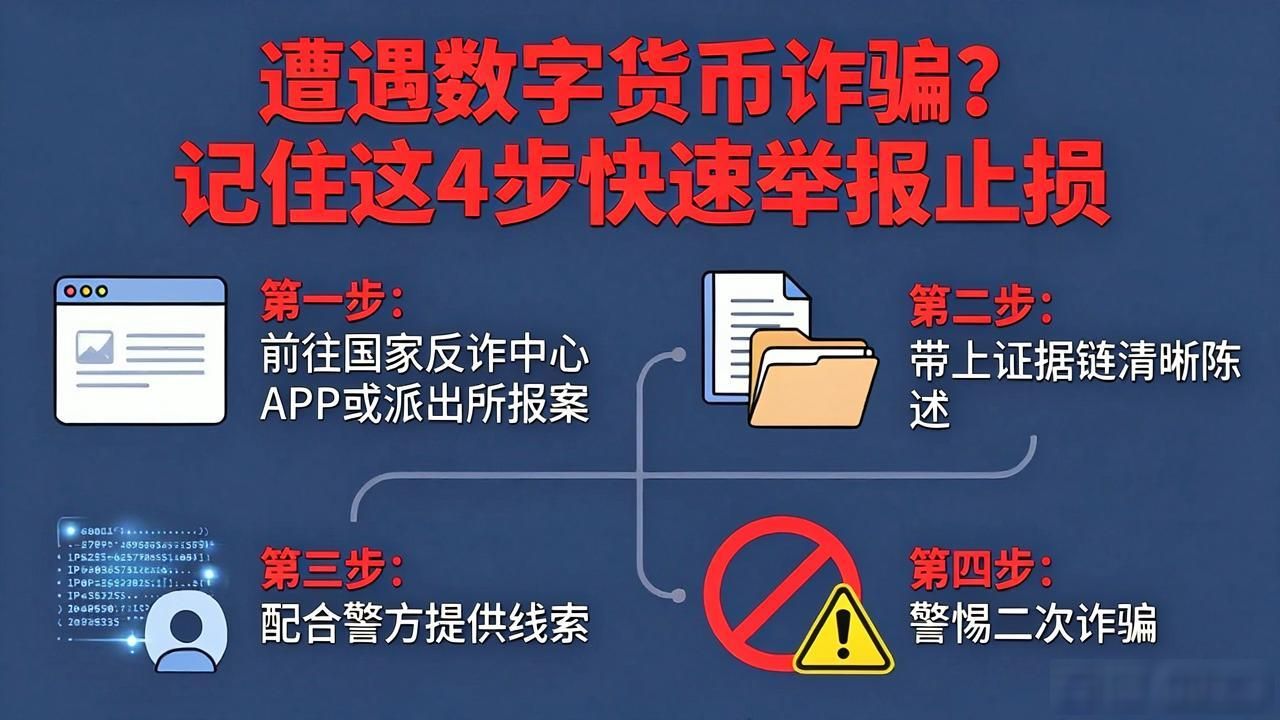 数字货币诈骗如何举报_虚拟货币被骗维权步骤_保留交易记录证据
