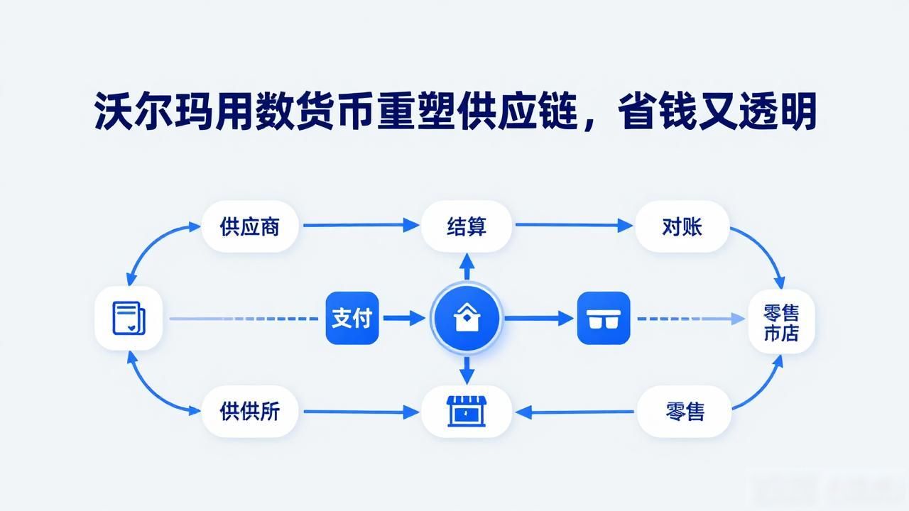 沃尔玛数字货币供应链_沃尔玛数字货币物流体系变革_沃尔玛数字货币提升供应链透明度