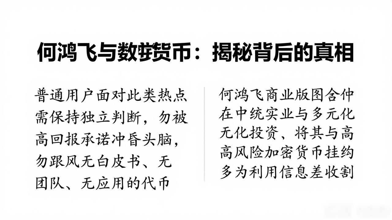何鸿飞与加密货币风险_数字货币何鸿飞_数字货币何鸿飞