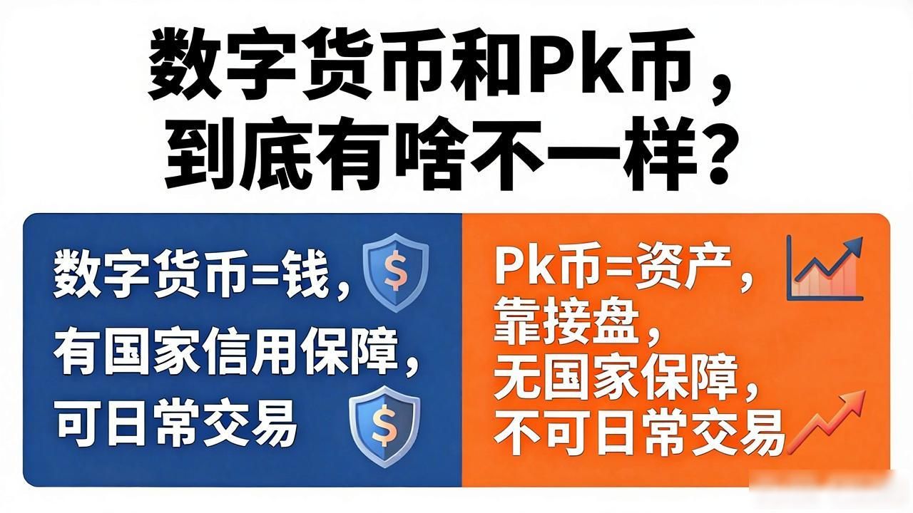 数字货币的特点_数字货币与Pk币的区别_数字货币pk币